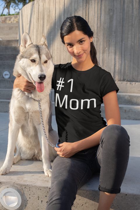 Unisex Softstyle T-Shirt - #! Mom - Perfect gift for her