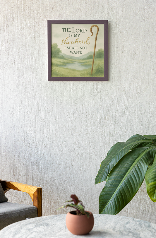 Rustic Canvas Wall Art, Inspirational Home Decor, Faith-Based Gift, Religious Artwork, Christian Wall Decor