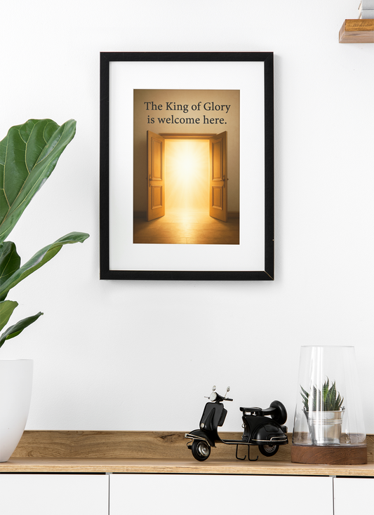 Inspirational Wall Art Canvas, Motivational Decor, Christian Home Decor, Religious Artwork, Spiritual Gift, Modern Canvas Print, Faith Decor