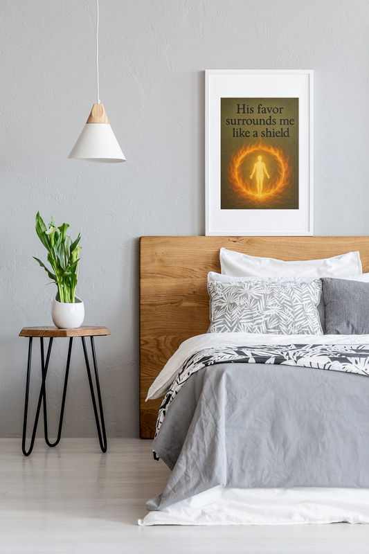 Inspirational Canvas Wall Art, Spiritual Home Decor, Motivational Quote Print, Gift for Faith