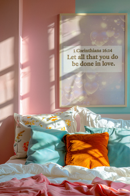 Inspirational Wall Art, Motivational Wall Art for Home Decor, Christian Gift, Heartfelt Message, Living Room Art