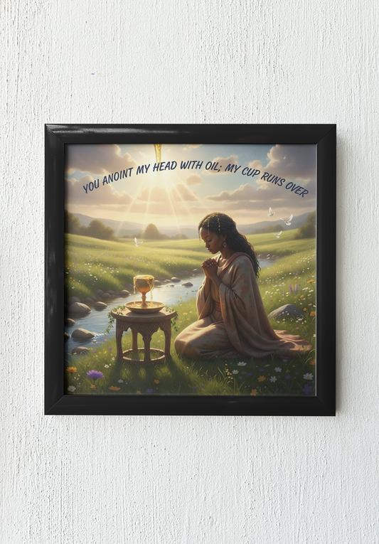 Inspirational Art Canvas Print, Spiritual Home Decor, Blessing Artwork, Motivational Wall Art, Serenity Gift Idea