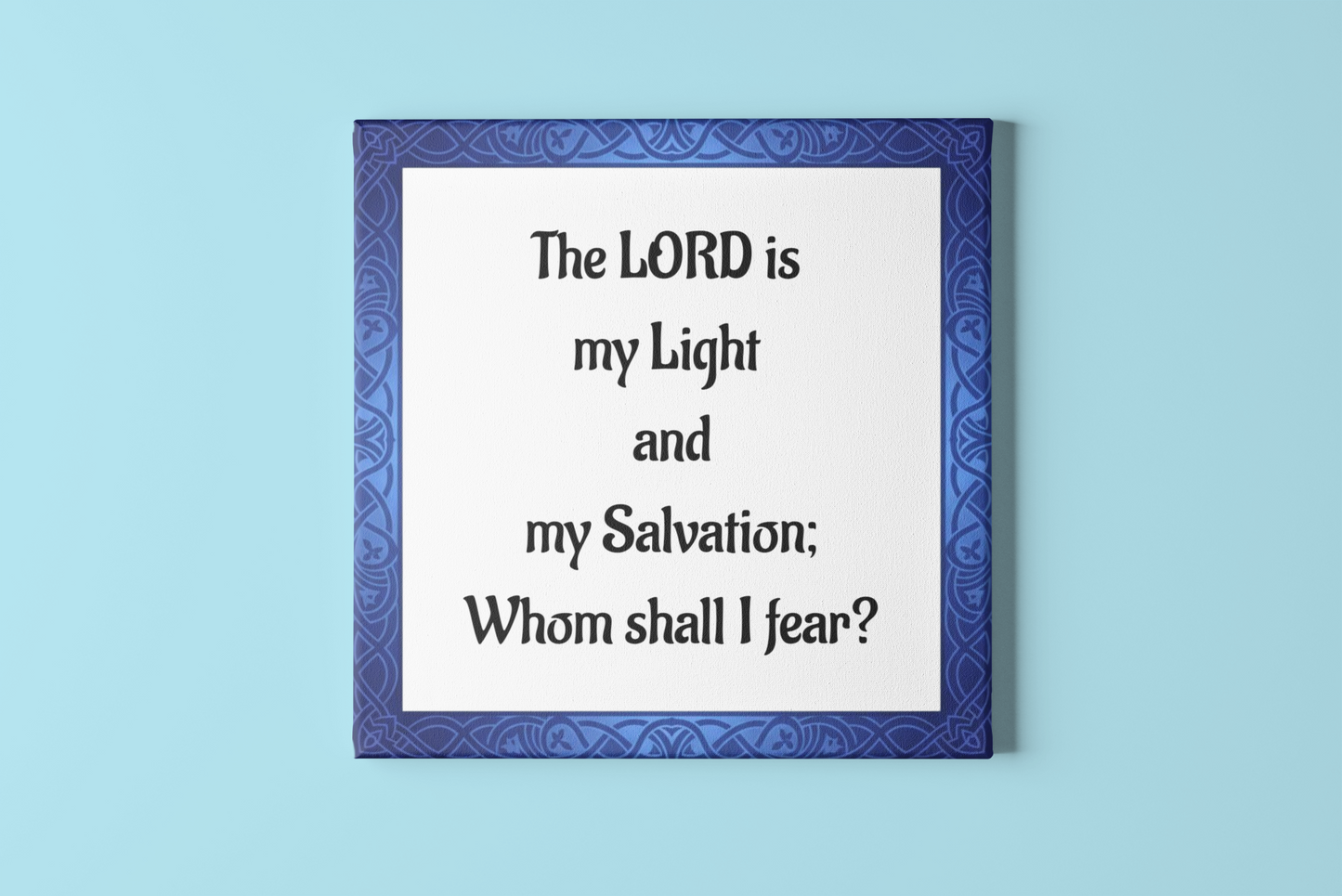 Inspirational Wall Art, Home Decor, Christian Gift, Motivational Quote, Religious Canvas Print, Faith Decor