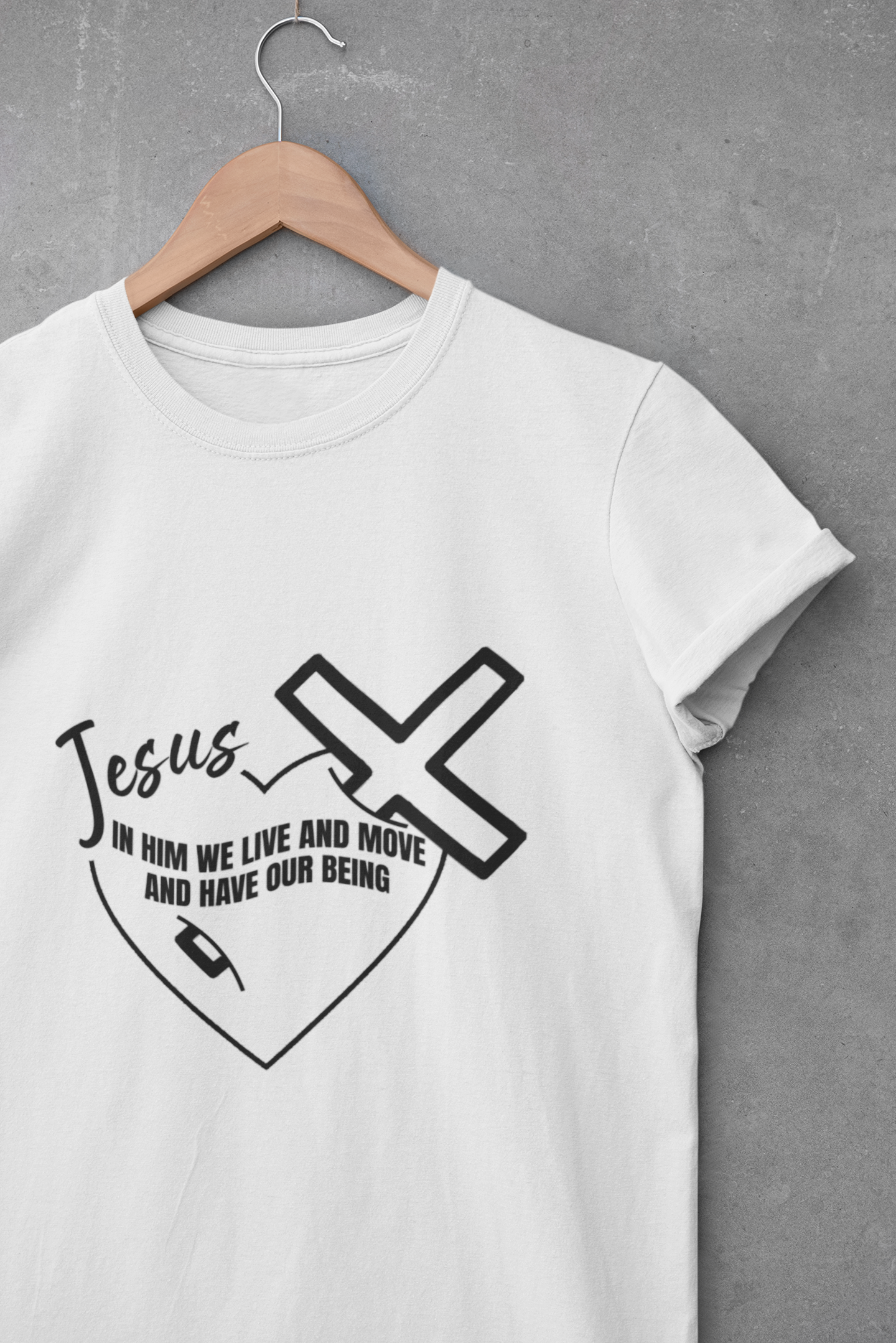 Cross and Heart Faith T-Shirt