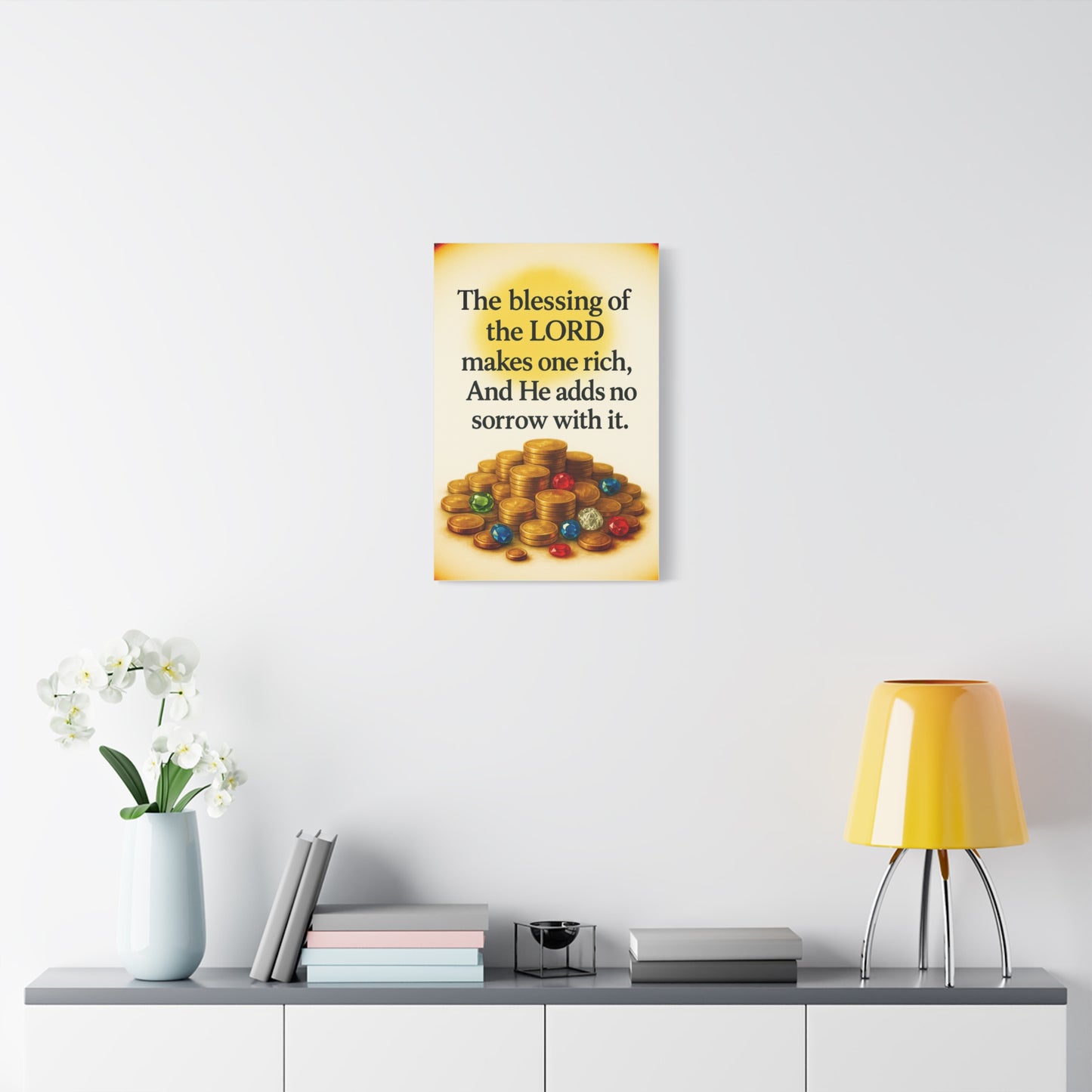 Inspirational Wall Art, Bible Verse Canvas, Christian Home Decor, Religious Gift, Motivational Artwork