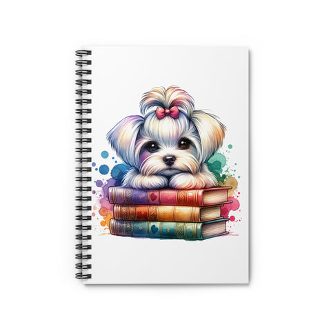 Cute Puppy Spiral Notebook - Perfect for Dog Lovers and Students