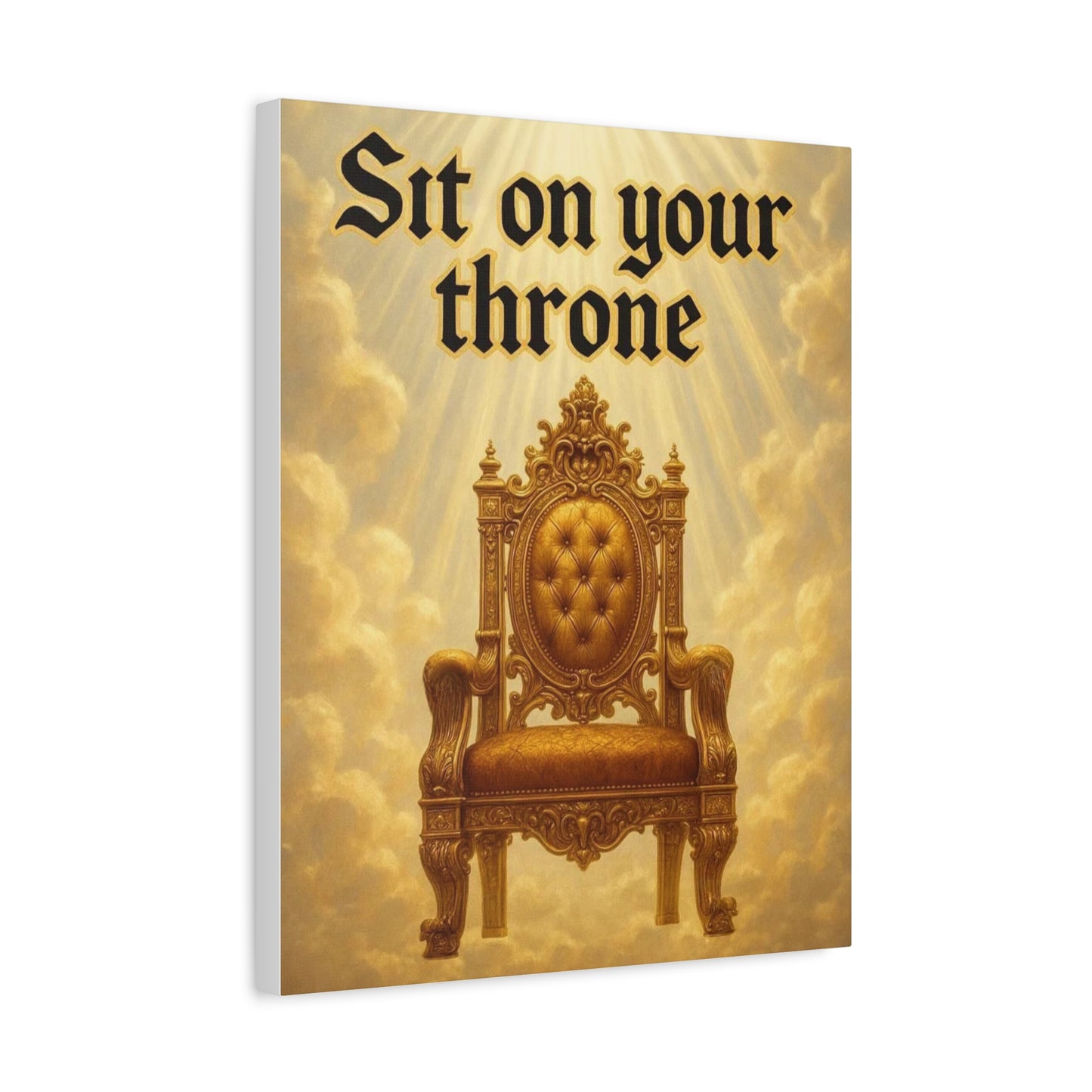 Canvas Wall Art - Sit on Your Throne - Regal Home Decor, Inspirational Quote, Gift for Royalty Lovers, Motivational Wall Art, Unique [...]