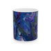 "Patience" Fruit of the Spirit series - An acrylic pour design - Ceramic Mug - Artistic Coffee Cup for Home or Office