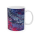 Acrylice pour design - Artistic Abstract Ceramic Mug - Unique Colorful Design (11oz, 15oz)