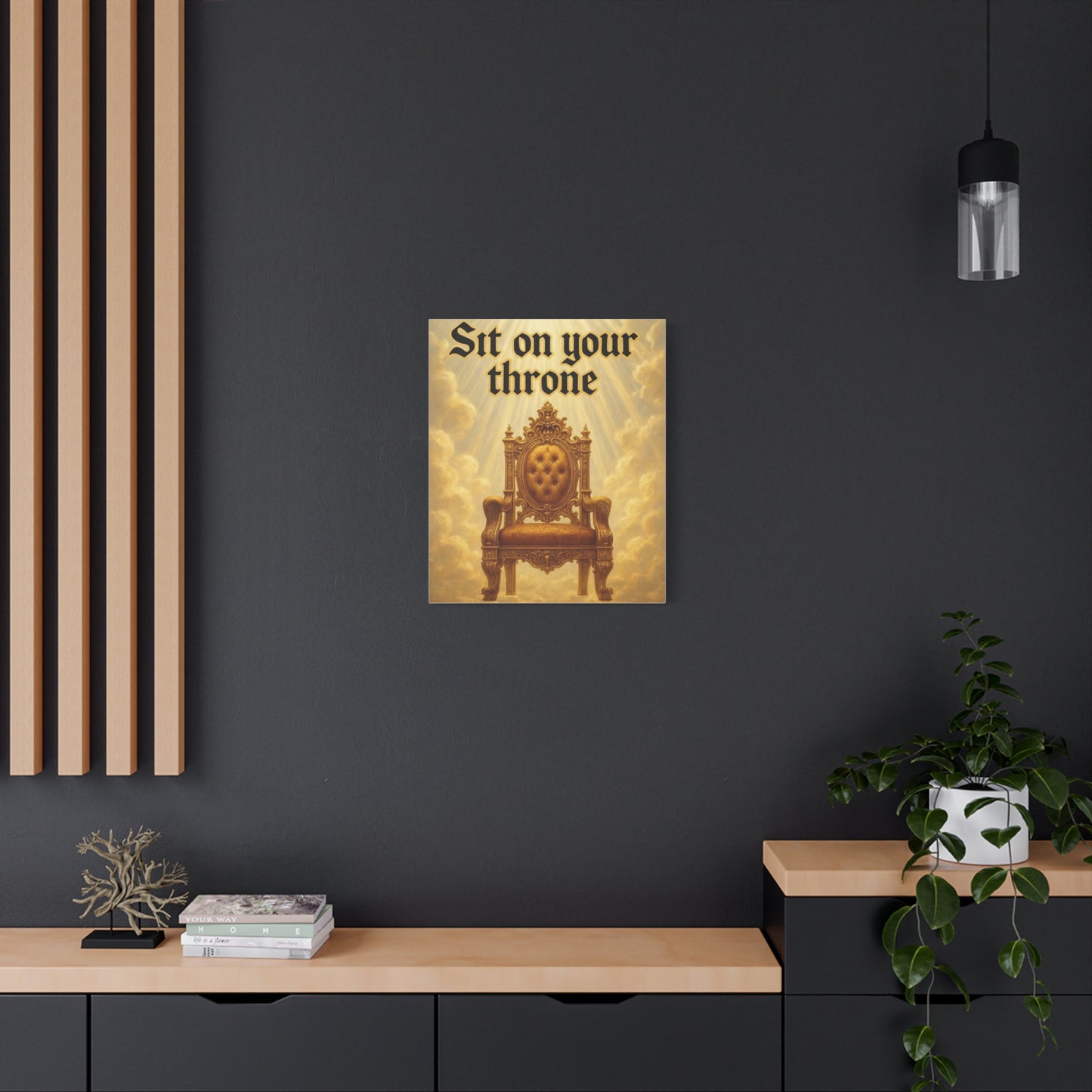 Canvas Wall Art - Sit on Your Throne - Regal Home Decor, Inspirational Quote, Gift for Royalty Lovers, Motivational Wall Art, Unique [...]