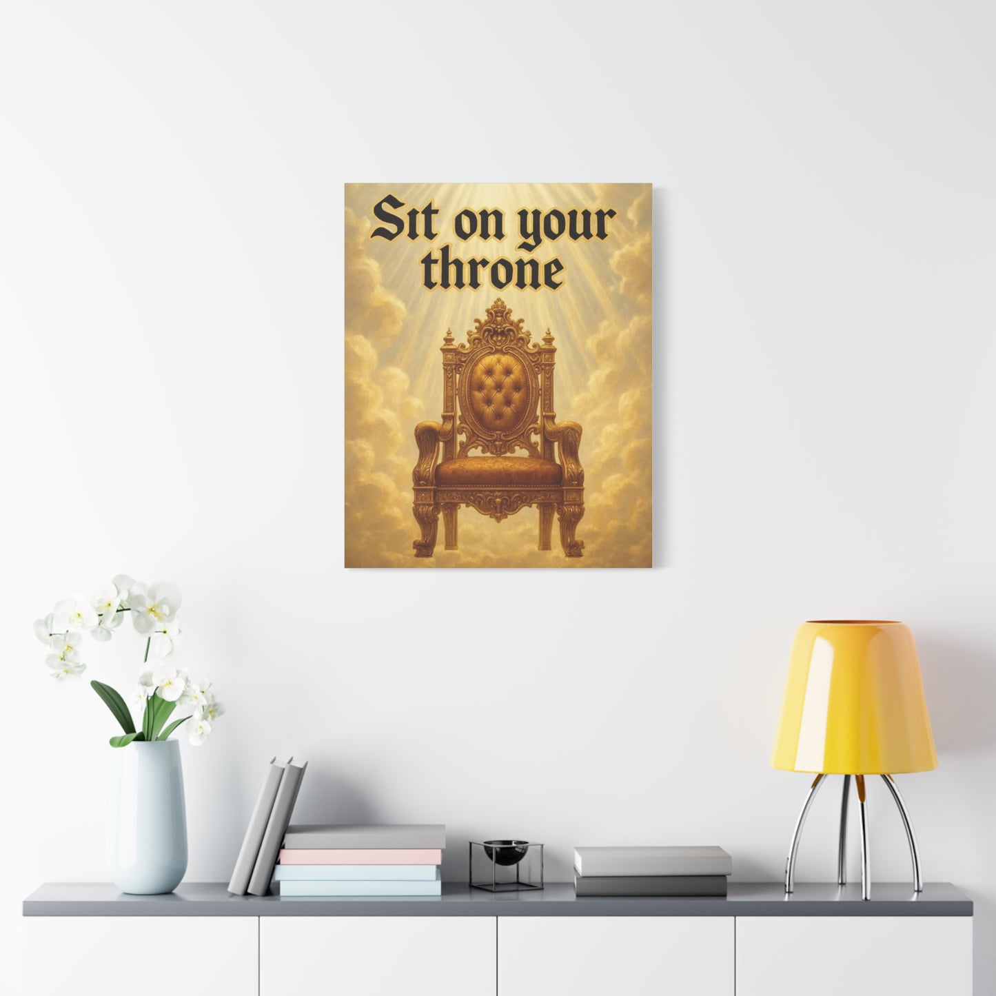 Canvas Wall Art - Sit on Your Throne - Regal Home Decor, Inspirational Quote, Gift for Royalty Lovers, Motivational Wall Art, Unique [...]