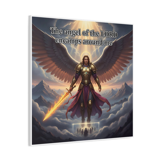 Inspirational Wall Art, Faith Decor, Spiritual Wall Art, Angel Print, Christian Home Decoration, Motivational Artwork, Unique Gift