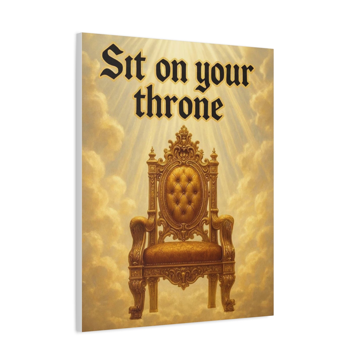 Canvas Wall Art - Sit on Your Throne - Regal Home Decor, Inspirational Quote, Gift for Royalty Lovers, Motivational Wall Art, Unique [...]