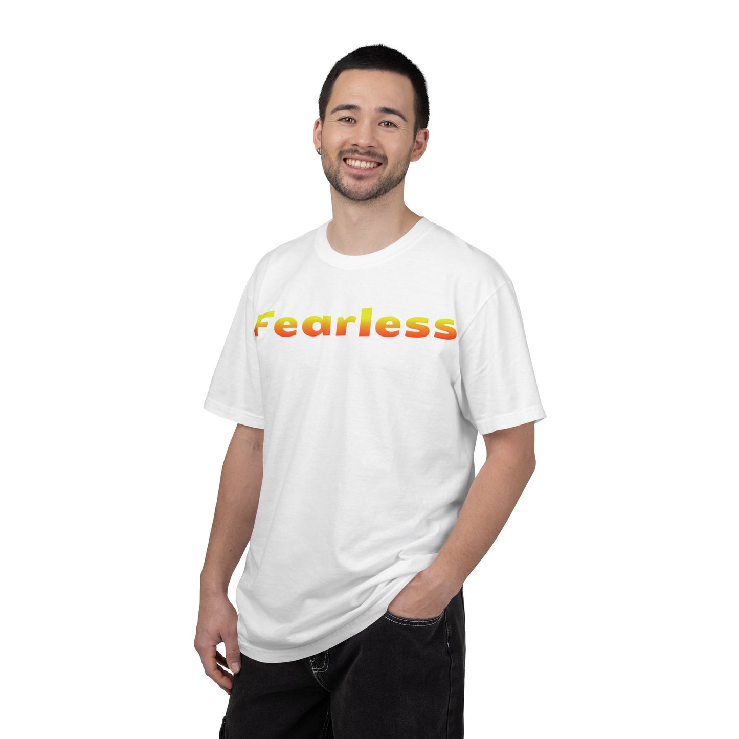 Fearless Graphic T-Shirt — Bold Gradient Text Tee