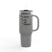 40oz Insulated Travel Mug - Coffee, Tea, Hot Chocolate Checklist - What is your favorite?