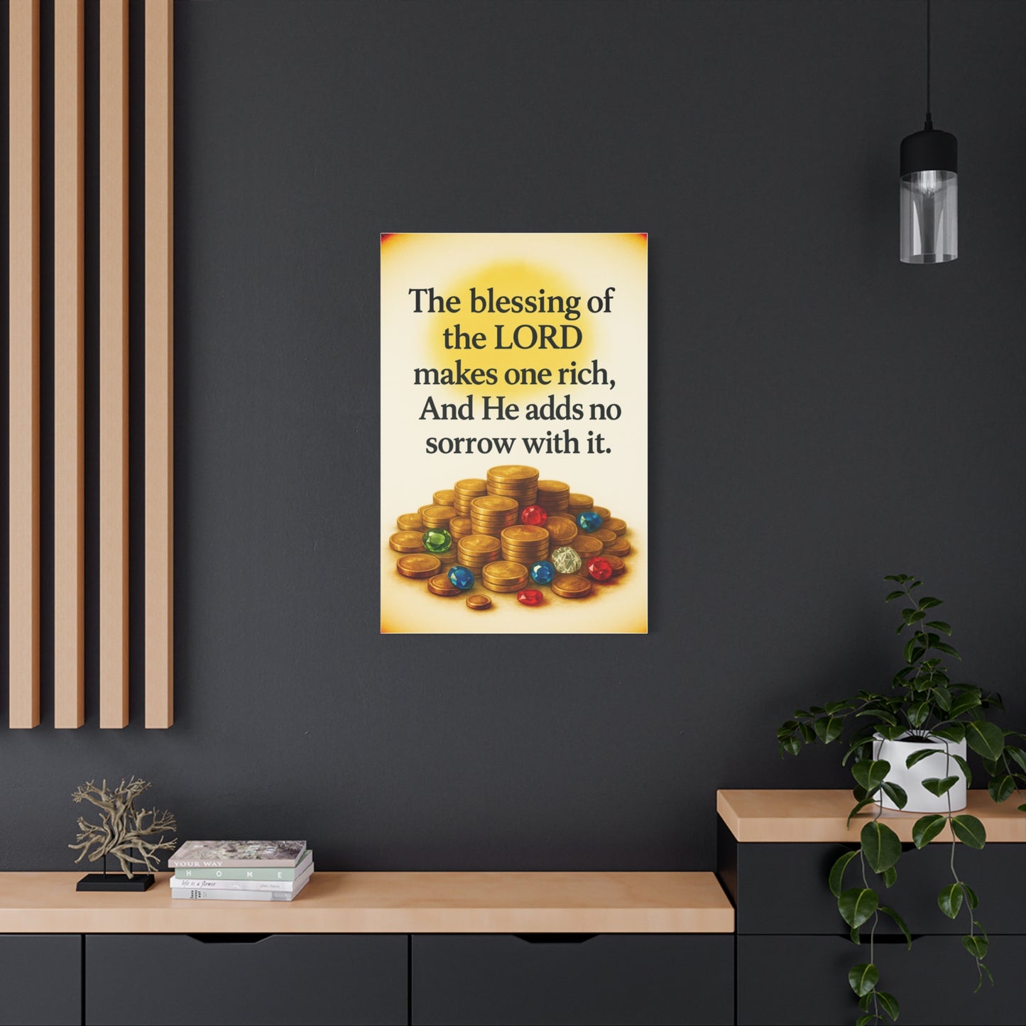 Inspirational Wall Art, Bible Verse Canvas, Christian Home Decor, Religious Gift, Motivational Artwork