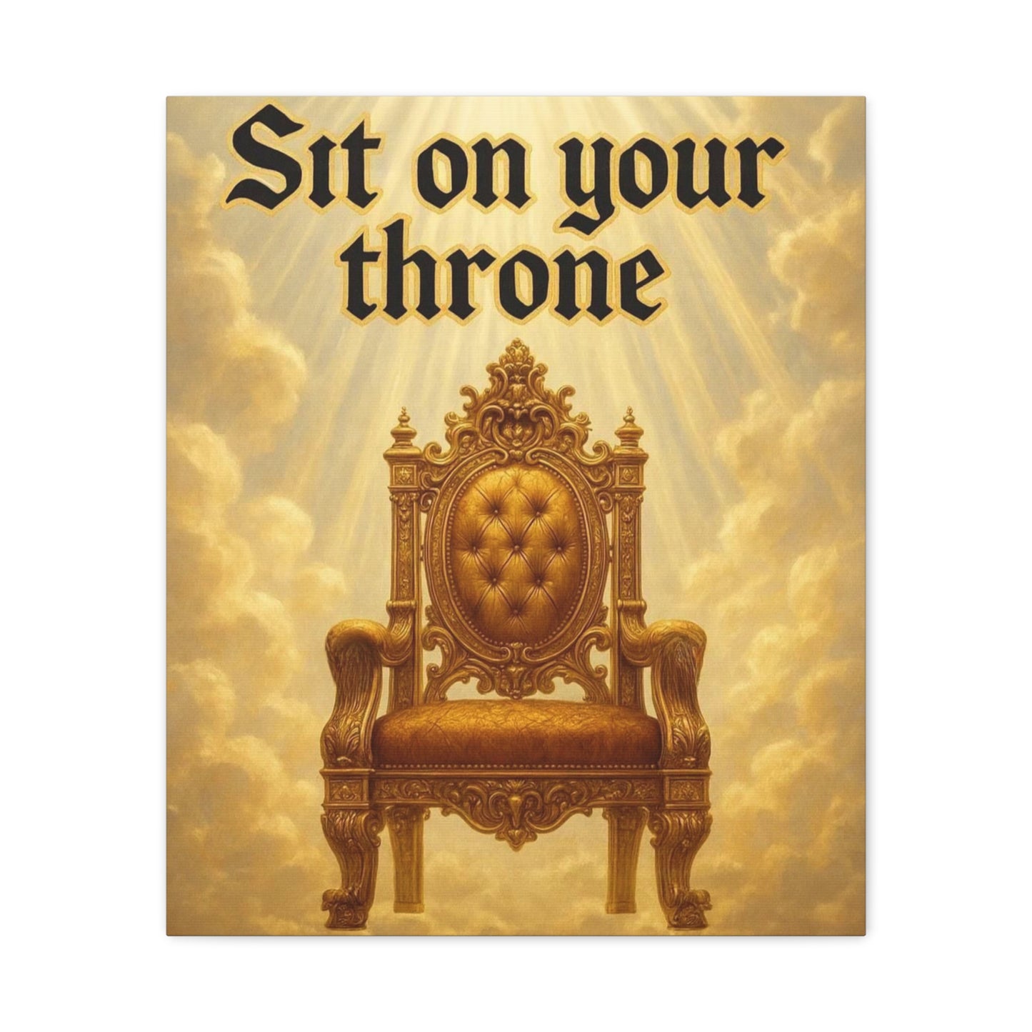 Canvas Wall Art - Sit on Your Throne - Regal Home Decor, Inspirational Quote, Gift for Royalty Lovers, Motivational Wall Art, Unique [...]