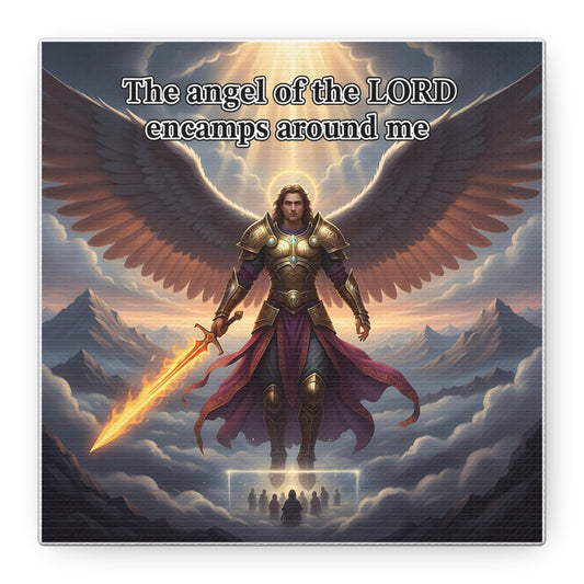 Inspirational Wall Art, Faith Decor, Spiritual Wall Art, Angel Print, Christian Home Decoration, Motivational Artwork, Unique Gift